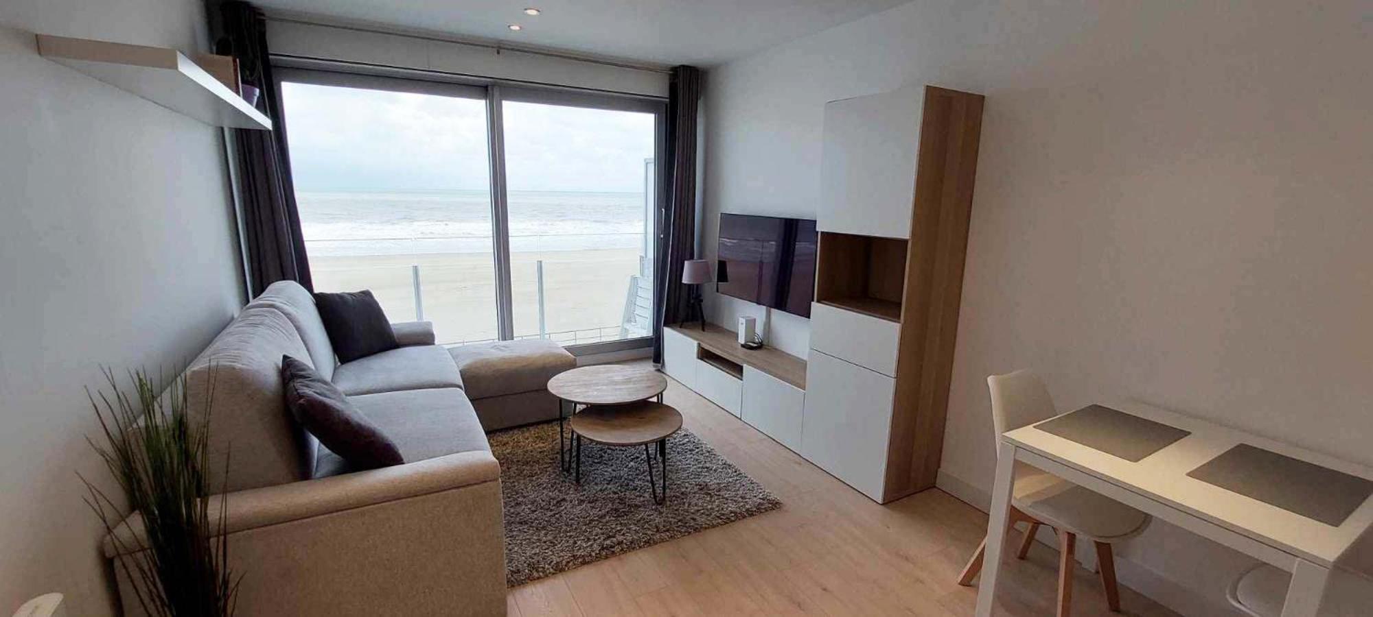 Studio Met Frontaal Zeezicht Middelkerke Eksteriør bilde